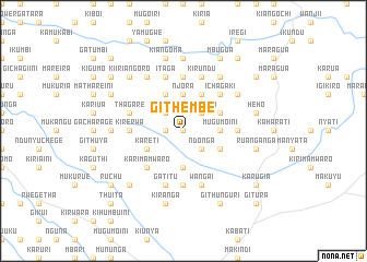 map of Githembe