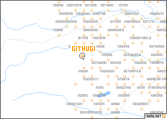 map of Githugi