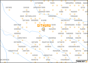 map of Githumu