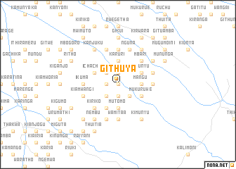 map of Githuya