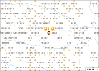 map of Gitige