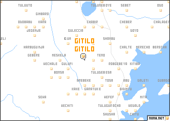 map of Gītīlo