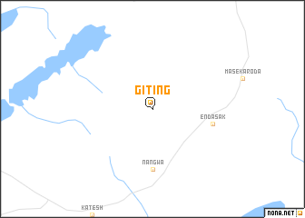 map of Giting