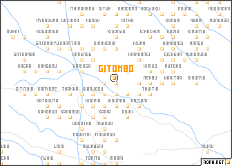 map of Gitombo