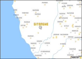 map of Gitongwe