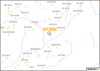 map of Gitovu