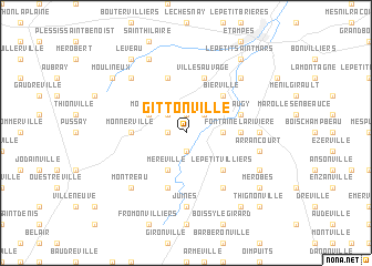 map of Gittonville