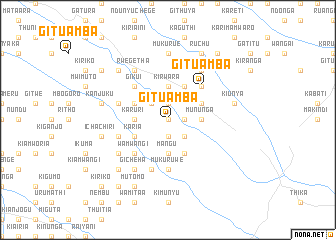 map of Gituamba