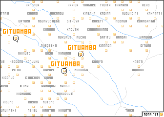 map of Gituamba