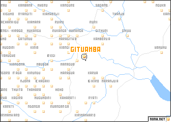 map of Gituamba