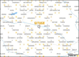 map of Gituge