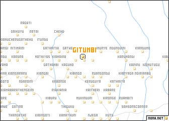 map of Gitumbi