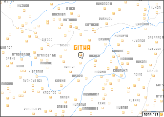 map of Gitwa