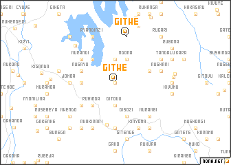 map of Gitwe