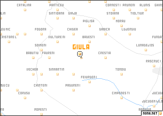 map of Giula