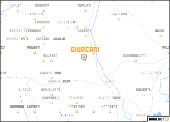 map of Giurcani