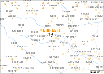 map of (( Giureşti ))