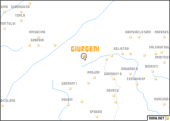 map of Giurgeni