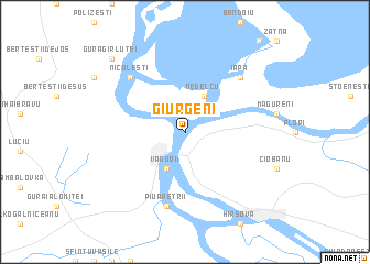 map of Giurgeni