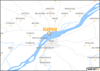 map of Giurgiu