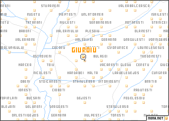 map of Giuroiu