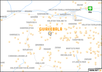 map of Gīvak-e Bālā