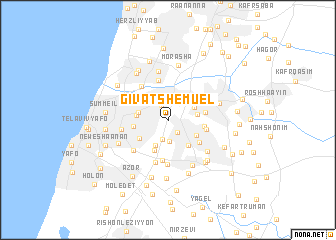 map of Giv‘at Shemuʼel