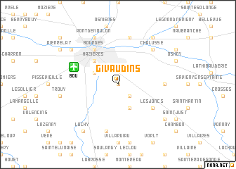 map of Givaudins