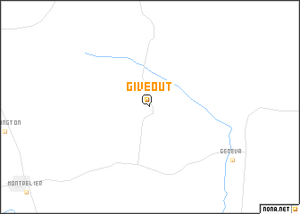 map of Giveout