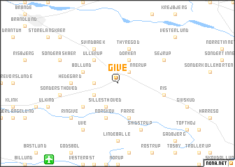 map of Give