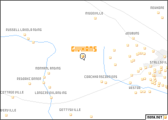 map of Givhans