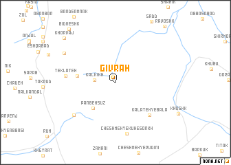 map of Gīvrah
