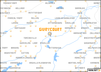 map of Givrycourt