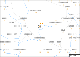 map of Giwa