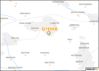 map of Giyevka