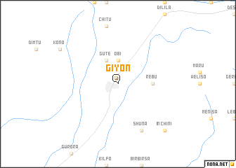 map of Giyon