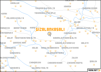 map of Gīzalān Kas‘alī