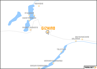 map of Gizhino