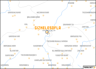 map of Gīzmel-e Soflá