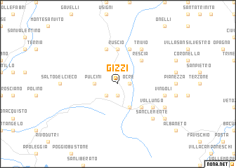 map of Gizzi