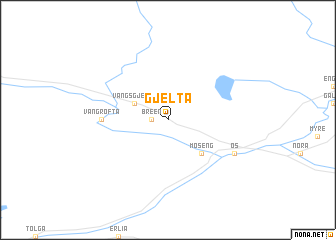 map of Gjelta