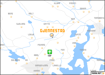 map of Gjennestad