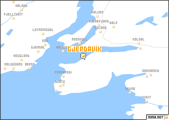 map of Gjerdavik