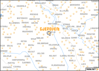 map of Gjeroven