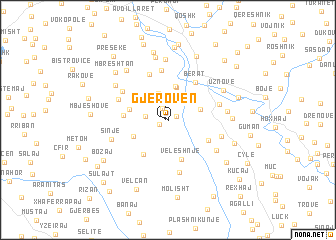 map of Gjeroven