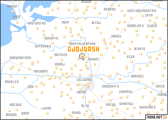 map of Gjojdash