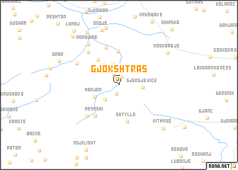 map of Gjokshtras