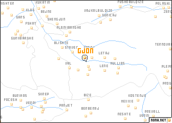 map of Gjon