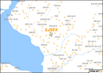 map of Gjorm