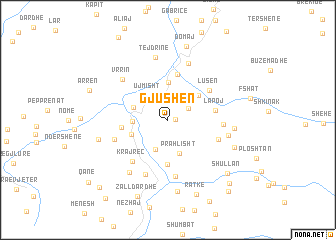 map of (( Gjushen ))